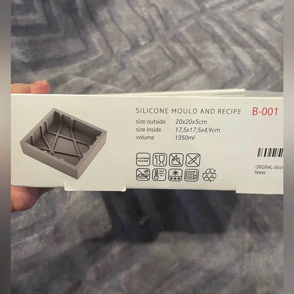 silicone pastry‎ baking mould for mousse cake Chocolate Block